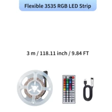 44 Keys RGB LED Strip Lights Color Changing USB Powered LED Light Strip With Remote Control For Bedroom Room Decoration Halloween Party Decor - 44k-3535 RGB Strip - View 13