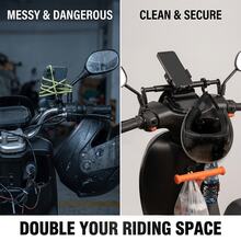 Motorcycle Rearview Mirror Bracket Extension Bar, Multi-Functional Telescopic Handlebar Support Rod With Hook, Universal Extension Bracket, Suitable For Scooters, Electric Bicycles, Lightweight Motorcycles, Also Applicable For Phone Holder, Action Camera Installation, Daily Commute - Motorcycle Telescopic Handlebar Support Rod - View 7