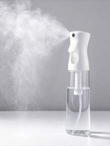 1件 200/300ML 簡單易用、可重複使用、透明可替換噴霧容器，便攜式手持霧化噴瓶，適用於居家清潔與植物護理，提供黑色與白色兩種顏色 - 多款式 - 查看 3