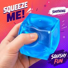 Tachimi 1pc Square Ice Cube Toy - Stress Relief Toy, Squeeze Toy, Decompression, Birthday Gift, Holiday Gift - Multicolor - View 3