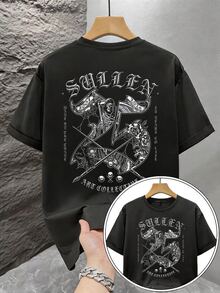 Camisetas de hombre - Negro - Ver 4