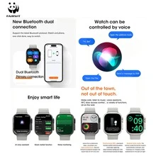 PANDA AI Smart Watch Compatible With Android And IOS Systems (Can Answer/Make Calls), 2.2-Inch HD Screen, Built-In Fitness Tracker, Supports Bluetooth Calling, IP68 Waterproof, Heart Rate/Sleep Monitoring, Multiple Sports Modes, Unisex - Gold - View 5