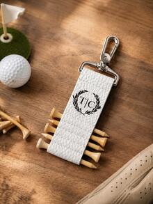 Giá đỡ tee golf cá nhân hóa, thẻ treo túi in chữ cái, phụ kiện golf tùy chỉnh chữ cái đầu, túi đựng tee bằng gỗ di động, thiết bị sân golf ngoài trời - Nhiều màu - Xem 5