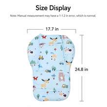 1pc Baby Stroller Seat Cushion, All-Season Universal, Autumn/Winter Stroller Seat Pad, Warm Padded Seat Liner For Baby Stroller - Multicolor - View 2