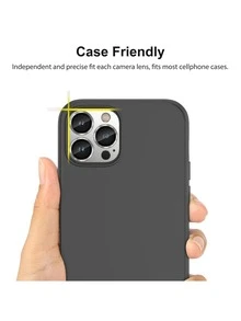 XINHONGYU 10 buah Pelindung Lensa Kamera Pola CD Warna Perak, Kompatibel dengan iPhone 18 Pro/Phone 18 Pro Max/Phone Ultra, Stiker Kamera Transparan yang Ditingkatkan, Kompatibel dengan Lensa 17/16/15/14/Pro/Pro Max, Pelindung Lensa Pola CD, Aksesori Ponsel, Tahan Air, Tahan Guncangan, Anti Jatuh, Anti Gores, Anti Sidik Jari, Perlindungan Menyeluruh - Perak - View 2