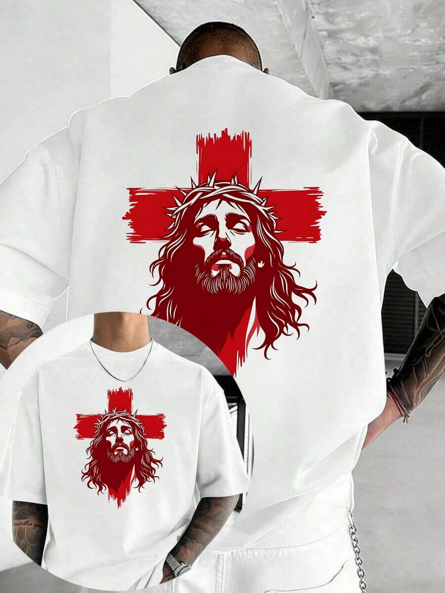 Men T-Shirts - 白色 - 查看 1
