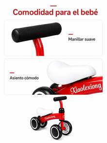 Kids Balance Bikes - Red - View 5