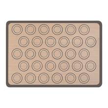 1pc Dishwasher Silicone Baking Mat, 16.5*11.6 Inch Non-Stick Macaron Mat, High Temperature Resistant Silicone Material, Smooth Flat Baking Surface For Easy Release, Reusable For Cookies, Macarons And Various Desserts, Practical Tool For Professional Macaron Makers And Home Baking Enthusiasts, Easy To Clean With Water Or Dishwasher, Flexible And Durable - View 16