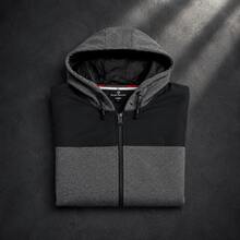 Sergio Tacchini Iraklen Track Top - Grey / Black B5 - Black - View 3
