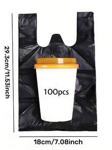 Kantong Plastik Mini, Kantong Sampah Kecil, Hitam, Cocok Untuk Meja, Mobil, Dapur, Sekop Pembersih Kotoran Hewan Peliharaan Sekali Pakai, Cocok Untuk Kucing dan Anjing - kantong sampah - View 10