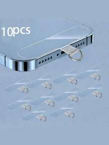 10 buah Tali Gantungan Ponsel Universal, 2,4 Inci, Tali Nilon Tahan Lama yang Dapat Dilepas dengan Tempat Kartu, Tali Gantungan Pergelangan Tangan untuk Smartphone - MultiWarna - View 2