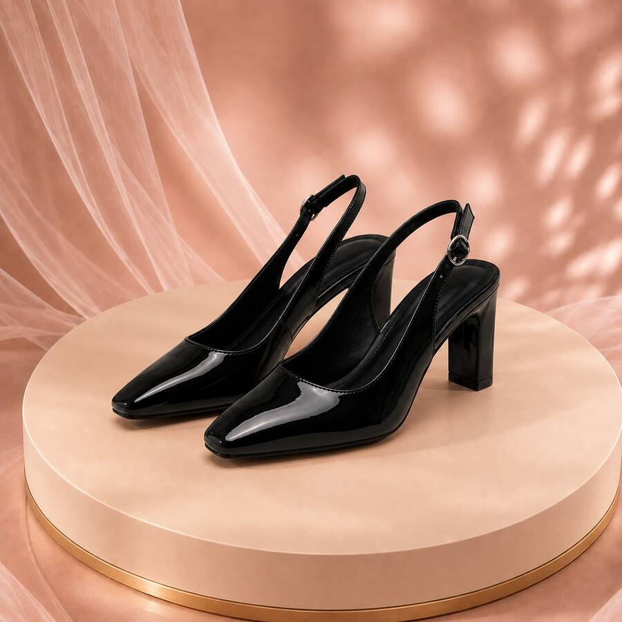 Elegant Fashion Business Women's High Heels - Black - View 1