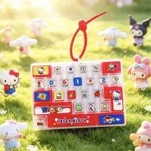 Gantungan Kunci Keyboard Mekanik 26 Tombol Seri Sanrio, Gantungan Kunci Tombol Pereda Stres, Liontin Gantungan Tas, Hadiah Liburan Natal dan Halloween. - MultiWarna - View 5