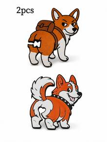 2pcs/1pc Corgi Butt Shaped Bread Clip And Snack Clip Flat Corgi Shaped Plastic Bag Holder, Featuring A Corgi Butt Design, Lightweight Kitchen Storage Accessory, Suitable For Bread, Snacks, Pantry Decoration - Pet Lover Gift, Corgi Themed Home Decor - View 11