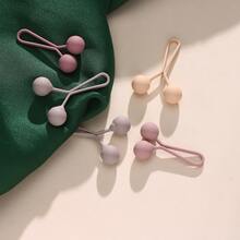 4/6/8/10/12/14Pcs Adjustable Random Color Seamless Multi-Function Waist Clips, Suitable For Tightening Belts, Pants, Scarves, Easy To Use, Durable, Elegant Fashion Accessory - Multicolor - View 8