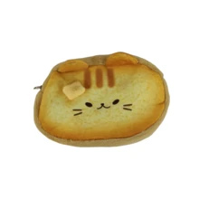1pc Cute Lucky Bread Toast Cat Pencil Case, Highly Attractive Large Capacity Student Pencil Stationery Storage Bag - Multiple Styles - View 13