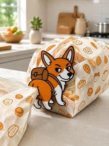 2pcs/1pc Corgi Butt Shaped Bread Clip And Snack Clip Flat Corgi Shaped Plastic Bag Holder, Featuring A Corgi Butt Design, Lightweight Kitchen Storage Accessory, Suitable For Bread, Snacks, Pantry Decoration - Pet Lover Gift, Corgi Themed Home Decor - View 5