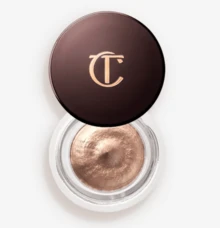 Charlotte-Tilbury Charlotte Tilbury CT Solid Color Eyeshadow Cream 7ml | #01GoldenEclipse Sunset Glow/#02SunlitGlow Sunlight Radiance/#03PillowTalk Pillow Talk/#04Champagne Champagne Gold/#05Stargold Gold Brown/#06WalkOfNoShame Kiss Mark Soft Focus Gloss Long-Lasting - #04-champagne -7ml - View 1