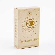78pcs Classic Tarot Cards With Beginner's Guide, Portable Divination Game, Halloween & Thanksgiving Gift, Paper Guidebook - Classic Tarot - View 1
