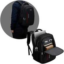 Mochila Para Notebook Até 15 Polegadas  ACO Impermeável Com Trava Antifurto REF.: 1711 - NOTEBOOK - Visão 8