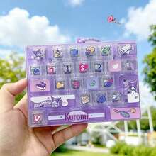 Gantungan Kunci Keyboard Mekanik 26 Tombol Seri Sanrio, Gantungan Kunci Tombol Pereda Stres, Liontin Gantungan Tas, Hadiah Liburan Natal dan Halloween. - MultiWarna - View 8