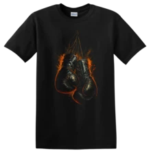 Men T-Shirts - 黑色 - 查看 4
