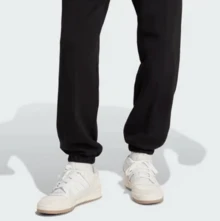 Adidas Men's Spring/Autumn Training Sports Pants, Knitted Casual Comfortable Fleece Sweatpants IY2245 - Black - View 3