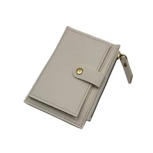 2/1pc (Without Zipper Pull) Fashionable Foldable Zipper Short Women's Mini Wallet, Multi-Card Slots, Letter Print Design - Multicolor - View 11