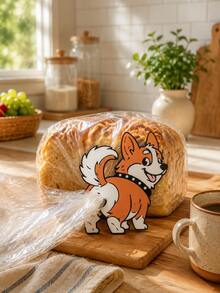 2pcs/1pc Corgi Butt Shaped Bread & Snack Clips - 2D Flat Corgi Design Plastic Bag Clips, Lightweight Kitchen Storage Accessories, Suitable For Bread, Snacks, Cabinet Decoration, Pet Lover Gifts, Corgi Themed Home Decor - View 8