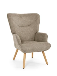 Goeurvant Scandinavian Minimalist Nursery Rocking Chair And Accent Armchair With Footstool Textured Fabric Sand Ergonomic High Wide Back Thick Padding Non Slip Pads For Relaxing Breastfeeding Living Room And Nursery - Sand Textured Fabric - View 16