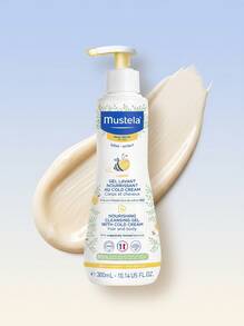 Mustela Nourishing Cleansing Gel With Cold Cream 10.14oz/300ml – Baby Wash, Deep Hydrating, For Newborns, Gentle Scent, Cold Cream, Suitable For Daily Bath Time - Multicolor - View 1