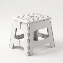 Banqueta Multiuso Retrátil Branca - 150kg - Branco - Visão 9