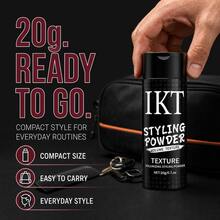 IKT 20g Hair Volumizing Powder, Oil Control & Long-Lasting Styling Powder, Quickly Create Voluminous Crown, Upgrade Hair Texture, Stable Hold For Easy Instant Styling, Suitable For Normal Hair, Practical Hair Styling Essential For Summer Outings - Styling Powder - View 9