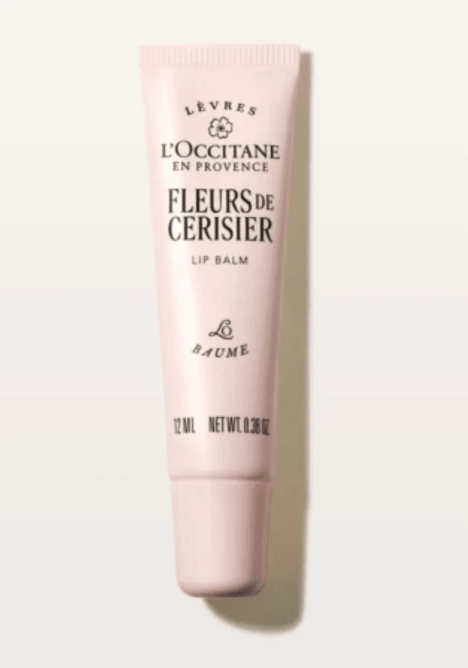 L'Occitane Lip Gloss 12ml Dry Lips Rescue! Shea Butter Deep Moisturizing Non-Sticky Autumn/Winter Anti-Cracking Anti-Peeling Softening Dead Skin Reducing Lip Lines Lipstick Base No Creasing 12ml Long-Lasting 3 Fragrances To Choose From - Cherry Blossom 12ml + Rose 12ml + Shea Butter 12ml - View 1