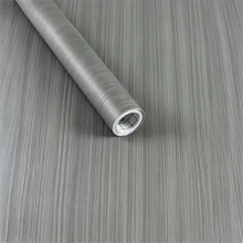 1 Roll Dark Gray Vinyl Wallpaper, Peel And Stick, Removable, Matte Self-Adhesive, PVC Waterproof Oil-Resistant Textured, Random Pattern, Easy To Install, Suitable For Cabinets, Bedroom, Living Room Wall Decor, Furniture Renovation - Wood Grain - View 9