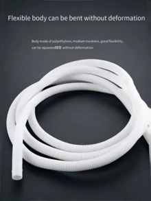 1pc Multi-Purpose Universal Soft Hose, Suitable For Air Conditioner/Washing Machine/Garden Watering And More Scenarios, Fits Most Faucets, Thickened Double-Layer Design Anti-Burst, Soft And Flexible Without Kinking - A - View 6