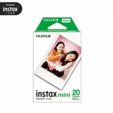 FujiFilm Mini Photo Paper (20 Sheets, White Border) For Mini 7+/11/40/90//12/41 Polaroid Cameras (White) - White - View 13
