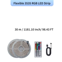 44 Keys RGB LED Strip Lights Color Changing USB Powered LED Light Strip With Remote Control For Bedroom Room Decoration Halloween Party Decor - 44k-3535 RGB Strip - View 14