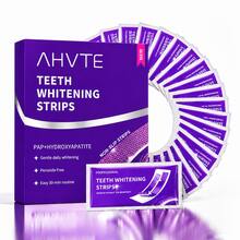 AHVTE Strip Pemutih Gigi Ungu, Pas Anti-Selip, Lembut Tanpa Menyebabkan Sensitivitas Gigi, Melindungi Enamel Gigi, Mudah Dibawa, Penting untuk Liburan, Kencan, Pernikahan, Perjalanan - Mengupas - View 2
