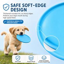 1 Piece, 2 Pieces Of Dog Supplies, UFO Floating Interactive Grasping Toy For Dogs, Anti Bite Lightweight And Flexible Training Toy, Suitable For Small And Medium-Sized Dogs, Suitable For Outdoor Parks, Backyards, Camping, Beaches, Throwing Games - Multicolor - View 3