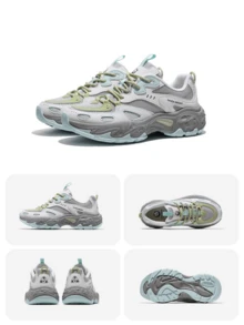 Women's Sports Shoes, Spring/Summer New Fashion Versatile Lightweight Breathable Low-Top Casual Shoes - Bright White/Lotus Grey - View 5
