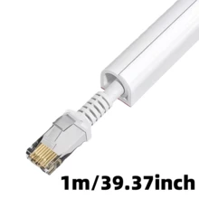 1 buah Selubung Kabel Perekat Diri Ukuran 39,37/78,74/118,11 Inci, Cocok untuk Pemasangan di Meja, Dinding, dan Lantai, Mencegah Tersandung Kabel Telanjang, Manajemen Kabel Tersembunyi yang Lembut, Strip Pelindung Kabel Dekoratif, Pengatur Kabel untuk Rumah dan Kantor - A - View 15