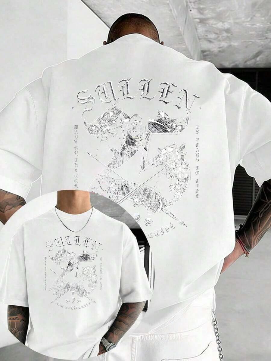 Men T-Shirts - 白色 - 查看 1