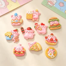5/15/20pcs Cute Animal Party DIY Resin Pendant Accessories, Suitable For DIY Crafts, Hair Clips, Scrapbooking Jewelry Making Materials Decoration - Random Assortment - Happy Party Theme - View 8