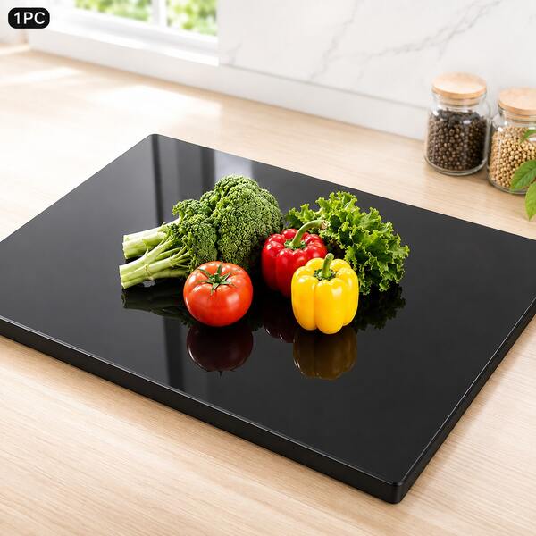 1 Piece, Cutting Board, Chopping Board, Non-Slip Acrylic Black Transparent Cutting Board, Kitchen Home Dining, Countertop Protection Cutting Board, Fruit Cutting Board, Kitchen Utensils, Mother's Day Gift Kitchen Supplies