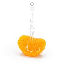 170pcs Multiple Packs Plastic Disposable Transparent Fruit Forks, Bamboo Joint Design Cake Dessert Picks, Clear Mini Food Picks For KTV, Bar, Party, Buffet, Fruit Plate, Dessert Table And Event Use - 1pcs - View 2