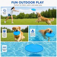 1 Piece, 2 Pieces Of Dog Supplies, UFO Floating Interactive Grasping Toy For Dogs, Anti Bite Lightweight And Flexible Training Toy, Suitable For Small And Medium-Sized Dogs, Suitable For Outdoor Parks, Backyards, Camping, Beaches, Throwing Games - Multicolor - View 5