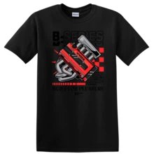 Men Sports Tees & Tanks - 黑色 - 查看 1