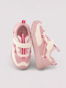 Balabala 2026 Baby Toe Protection Outdoor Anti-Slip Walking Shoes - White Red - View 1