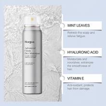 Hoegoa Bruma Capilar Sin Aclarado con Menta y Ácido Hialurónico - Champú Seco Refrescante Antigrasa para Cabello Graso, 100ml - Spray voluminizador para el cabello - Ver 3